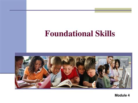 foundational skills standards